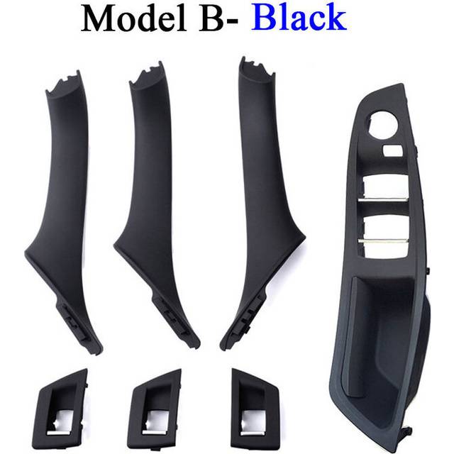 (Model B Black) Original Rhd Window Switch Panel Interior Door Handle Panel Set For Bmw
