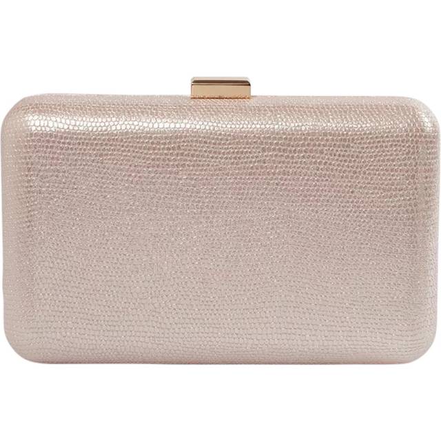 Paradox London Delina Glitter Lizard Box Clutch Bag