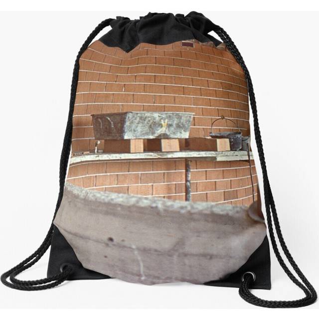 Drawstring Bag Clear Masonry Sport Gym Shoe Backpack