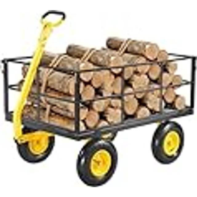 VEVOR Bollerwagen Transportwagen Gartenwagen Gerätewagen Handwagen 116,8x76x43cm