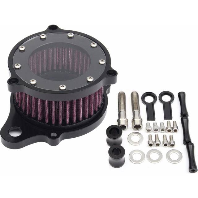 Air Cleaner Intake Filter System Aluminum For Harley-Davidson XL883 1200 04-15