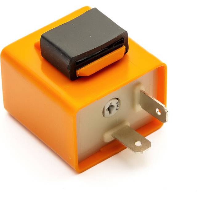 LED Adjustable Flasher Relay Turn Signal Indicator 12v 2 Pin Motorbike Scooter
