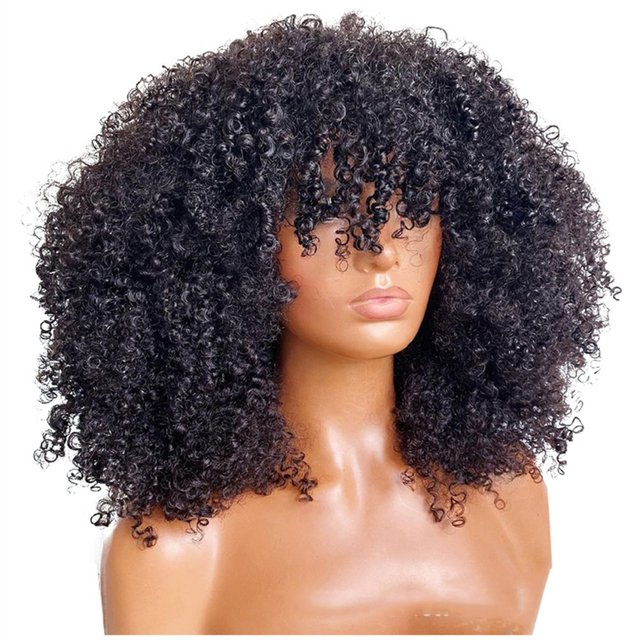 Wig Lace Front Women's Glue-free Afro Hair