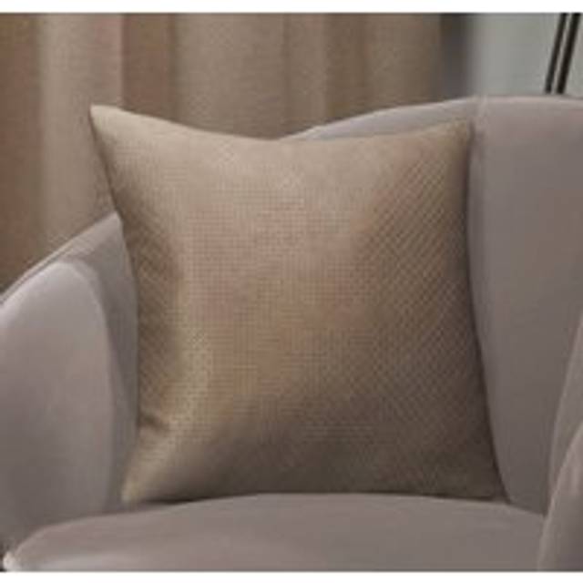 Serene Metro Taupe Cushion Cover - Cream