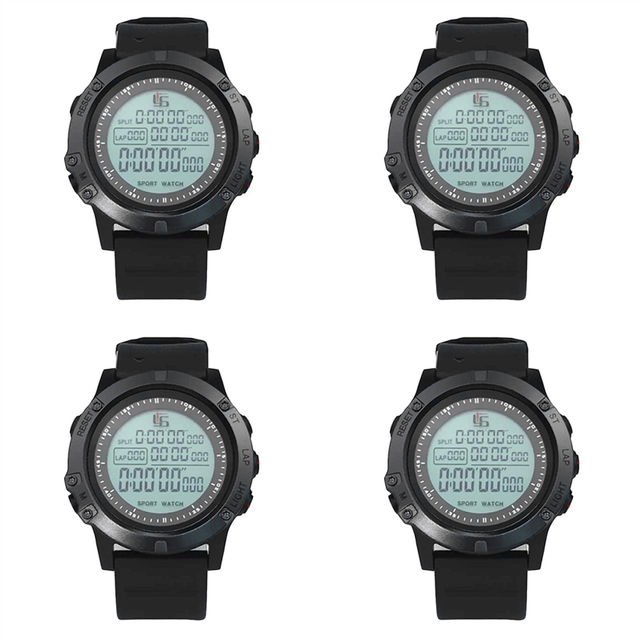 4X Stopwatch Digital Soccer Stop Watch Timer for Coaches 100 Lap Memory Water Resistant Countdown