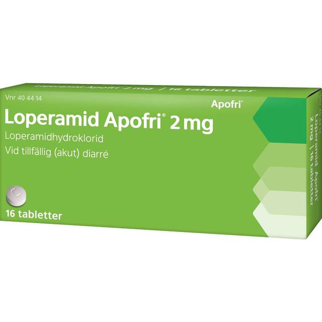 Loperamid Apofri, tablett 2 mg, 16 st