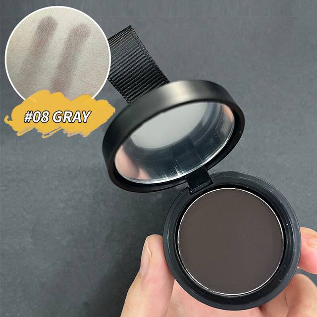 (#9 Hazel Brown*2) 14 Color Hair Line Powder Black Root Up Natural Instant Waterproof Hairline Shadow Concealer Coverage Paint Repair Fill In Hair