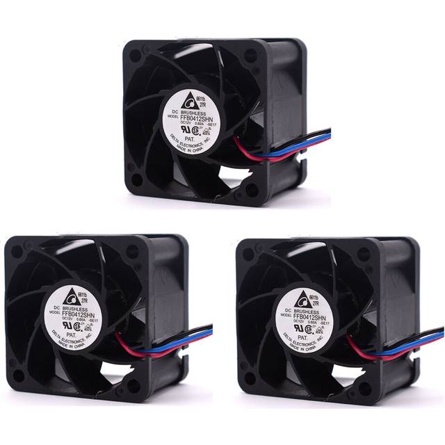 3Pcs FFB0412SHN 4028 4cm 12V 0.60A Micro-Violent Airflow Fan 40X40X28MM Cooler for antminer AWP8 psu