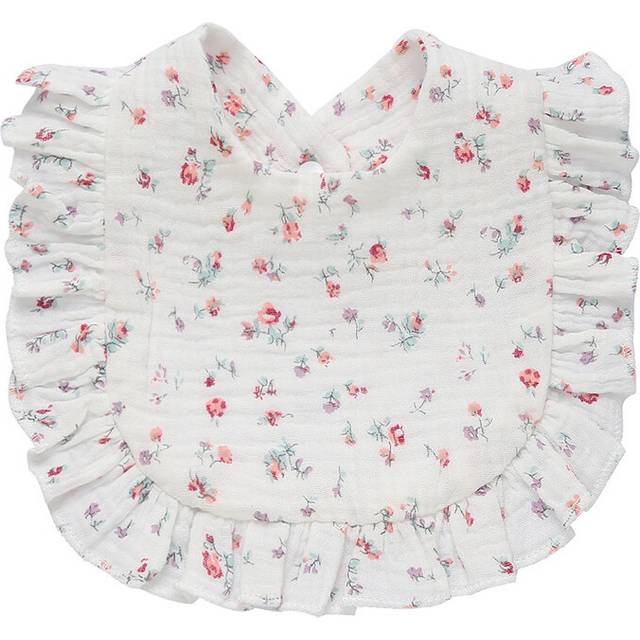 (9, One Size) Newborn Bibs Infant Burp Cloths Baby Stuff Feeding Drool Bandana Saliva Towel Toddler Ruffle Floral Bib Baby Accessories