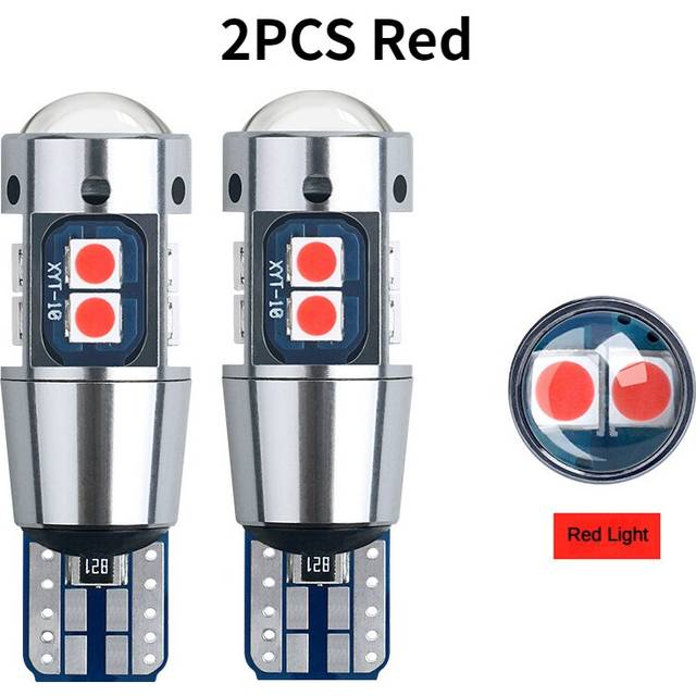 2PCS High Quality T10 W5W 168 192 Led Tail car light 3030 10smd 12V Auto