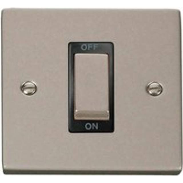 Pearl Nickel 1 Gang Ingot Size 45A Switch - Metallic Silver - One Size