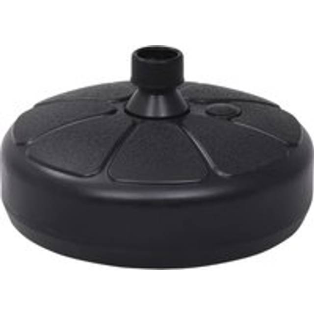 Umbrella Base Sand/Water Filled 15 L Black - One Size