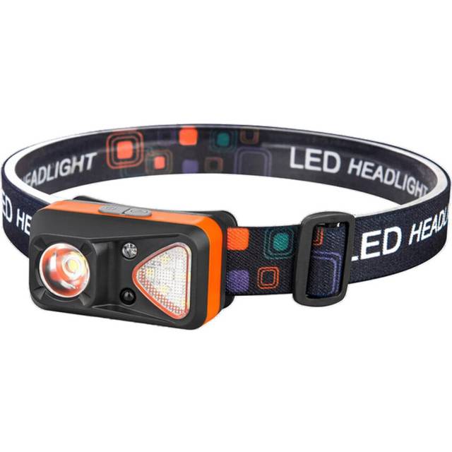 Chronus LED Headlamp - Rechargeable Headlamp | Adjustable Headband Light | LED Night Running Flashlight | Head-Mounted Flashlight for Running |