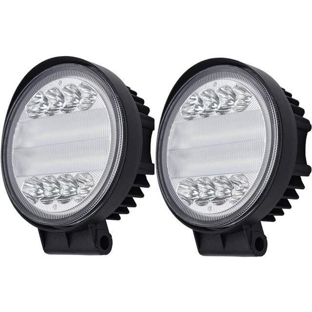(2PCS Without DRL) 4inch Round Led Work Light Bar 72W 7200lm Combo lamp Headlight For Off-road
