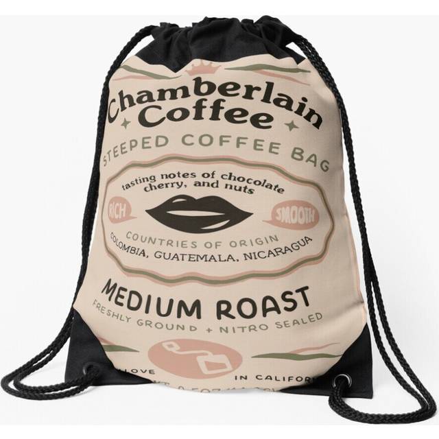 Drawstring Bag Chamberlain Coffee Sport Gym Shoe Backpack