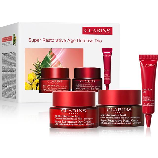 Clarins Super Restorative Day Cream | Anti-Aging Moisturizer For Mature Skin Weakened By Hormonal Changes | Replenishes  Illuminates & Densifies Skin