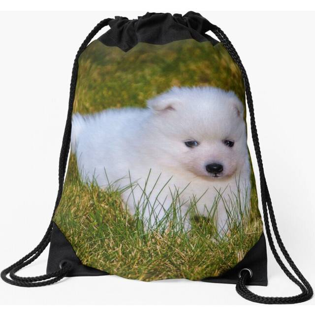 Drawstring Bag puppy Sport Gym Shoe Backpack