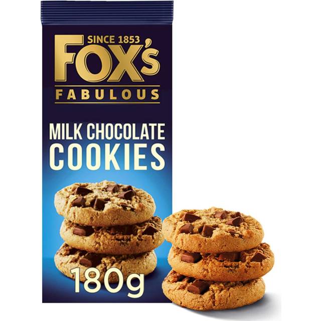 (Pack Of 2) Fox's Biscuits Milk Chocolate Cookies 180g