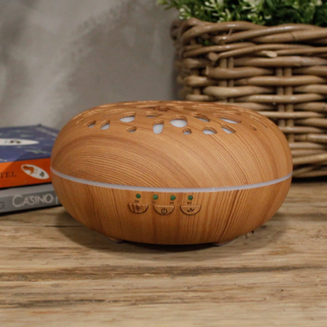 Oslo Atomiser - Pebble - USB - Colour Change - Timer - Brown - One Size