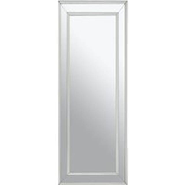 Interiors by Premier Yula Rectangular Wall Mirror With Silver Finish Frame - Gold - One Size