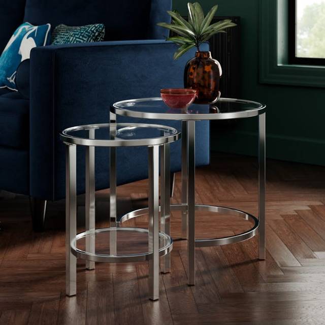 Sofia Nest of Tables - Silver