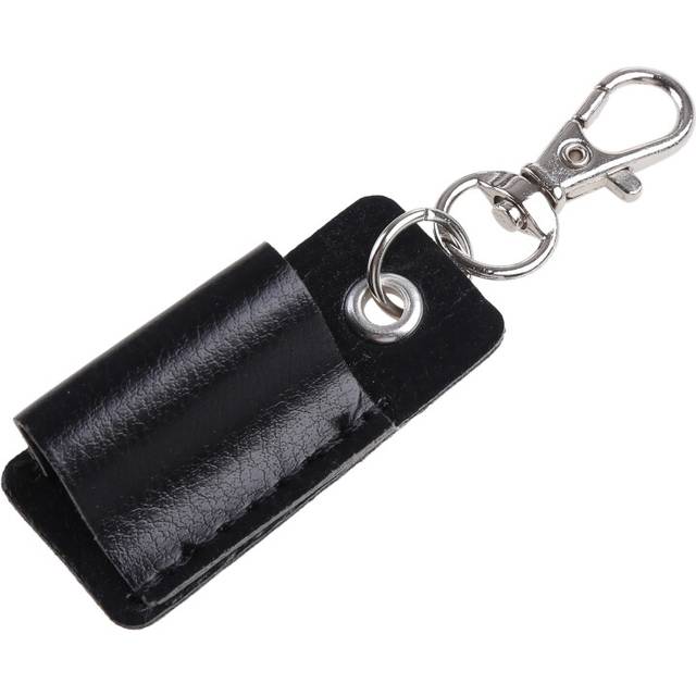 (Black) 2023 New Fountain Pen Holder Leather Pen Pocket Badge Reel Holder for