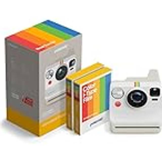 Polaroid - NOW Gen3 - Instant Camera - Bundle Camera + Color Film (16 bilder) Vit (6561)