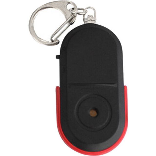 Mini Anti-Lost Whistle Key Finder Wireless Alarm Smart Tag Key Locator Keychain Tracker Whistle Sound LED Light Tracker