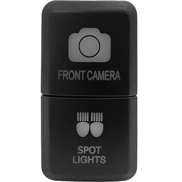 (CAMERA SPOT) 12V Dual Push Button car switch es LED LIGHT BAR FRONT REAR CAMERA For
