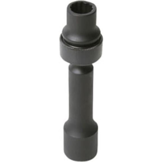 Sunex Tools SUU-213ZUMDL 0.5 in. Drive 12 Point Driveline Limited Clearance Impact Socket - 13 mm