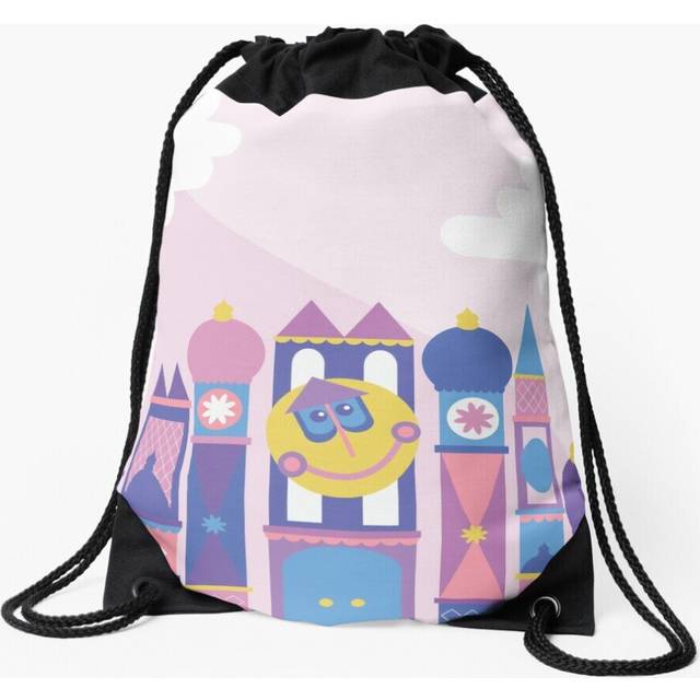 Drawstring Bag It's a small world after all Sport Gym Shoe Backpack