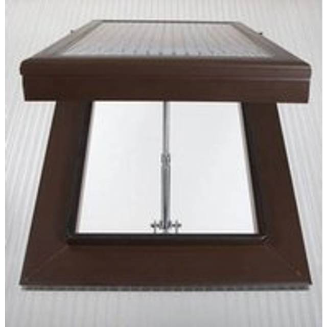 PolyX Roof Vent - for 16mmm Polycarbonate Sheet Brown