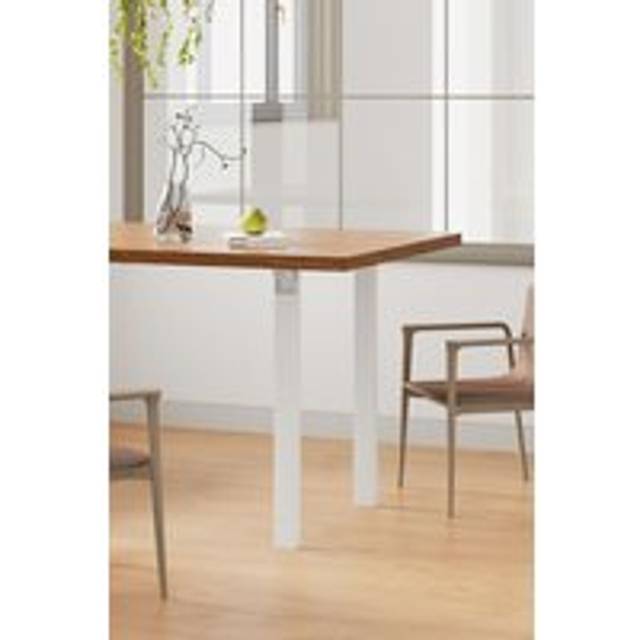 73cm/28.74 inch 2Pcs Folding White Metal Table Legs with Plastic Foot Pads Furniture Replacement Legs for Dining Table Dressing Table - One Size