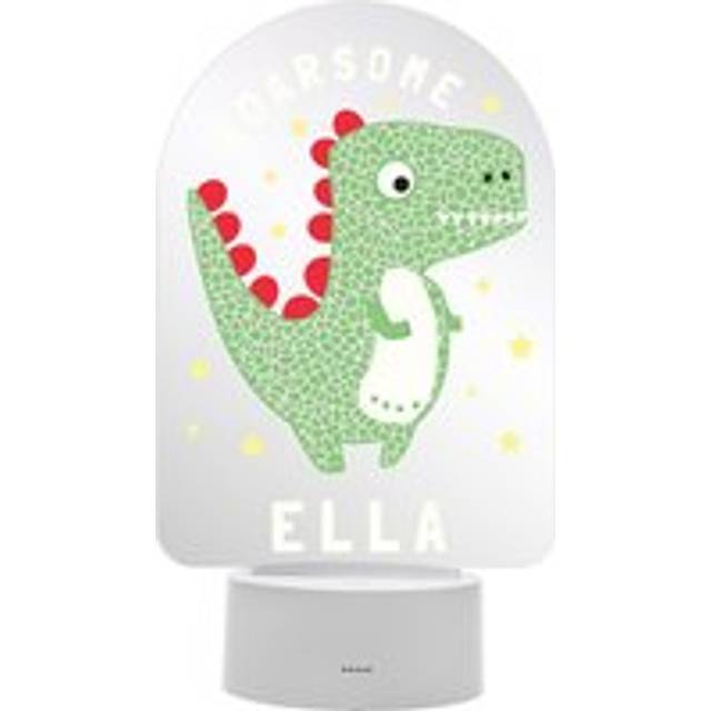 Roarsome Dinosaur LED Colour Changing Night Light - Clear - One Size