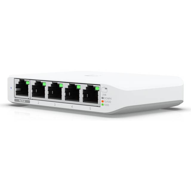 Ubiquiti Flex Mini Managed L2 Gigabit Ethernet (10/100/1000) Power over Ethernet (PoE) White