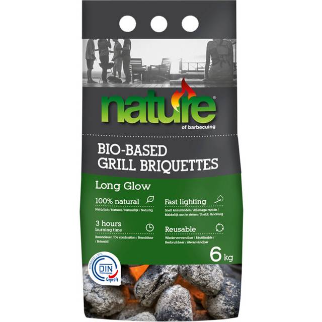 Grillbriketter 6 kg Nature