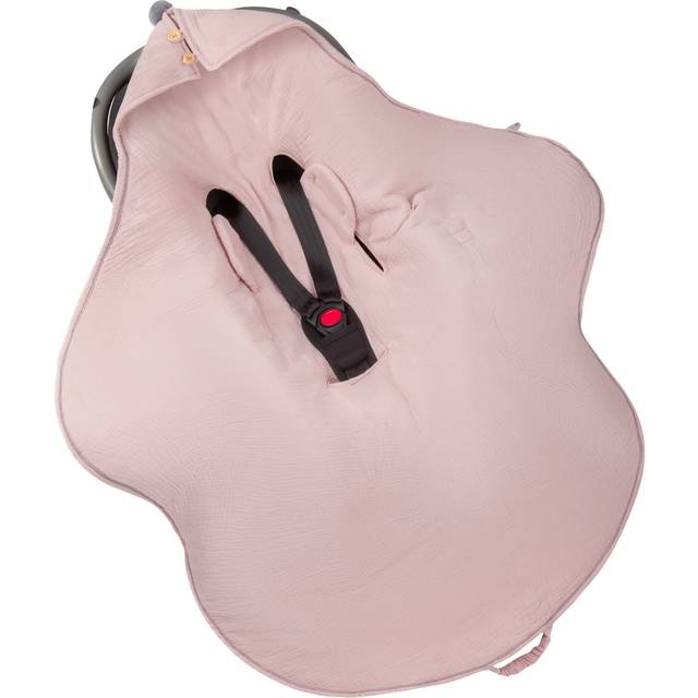 Muslin Wrap/Blanket For Car Seat Rose rosa