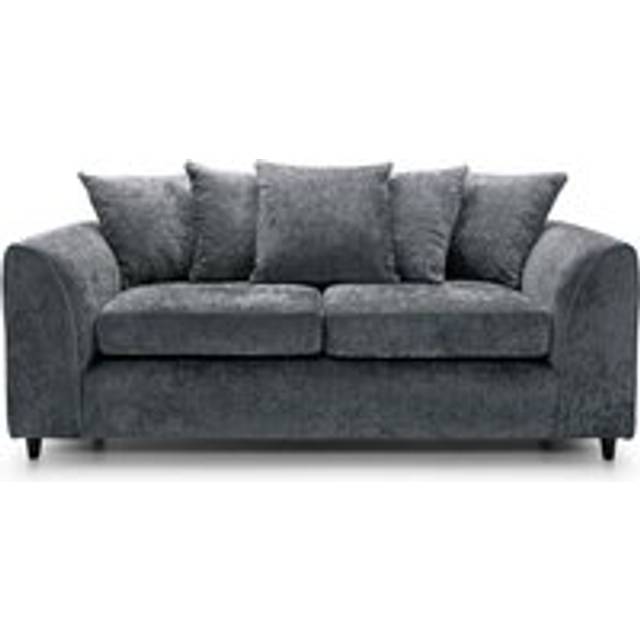 (Green, 3 Seater Sofa) Monaco Chenille Fabric Corner Sofa Range