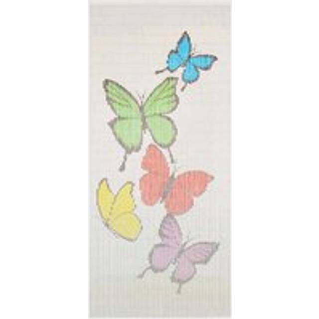 Insect Door Curtain Bamboo 90x200 cm - Multi - One Size
