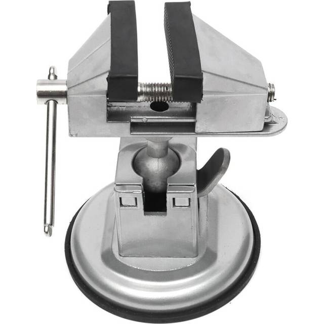 360 Degree Rotary Adjustable Table Vise Fixed Frame Sucker Clamp Adjustable Table Vise Rotatable Alloy Bench