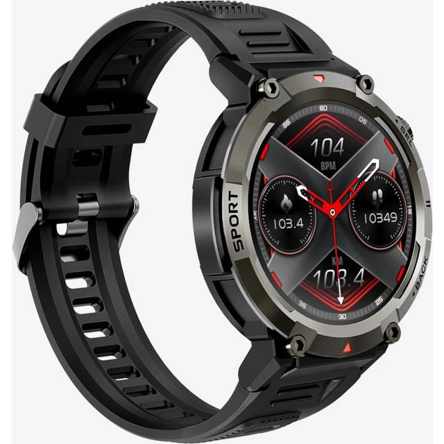 Smart Watch(Answer/Dial Calls) Newest Bluetooth Tactical SmartWatch for Android and iPhone Waterproof  Sleep Monitoring Tracker with Sleep/AI Voice