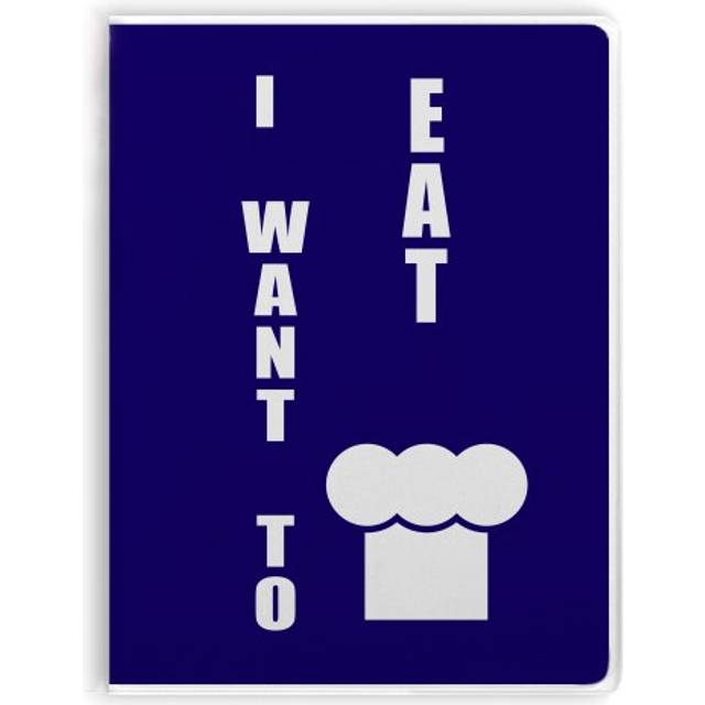 Eat Cake Desire Life Art Deco  Fashion Notebook Gum Cover Diary Soft Cover Journal