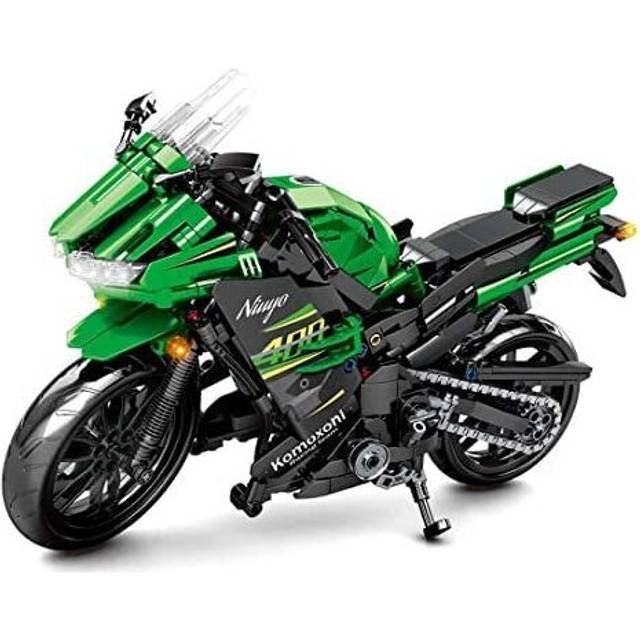 APRILA Technic Motorbike for Kawasaki Ninja 400 Building Kit, 862Pcs Motorcycle Model for Ninja 400 Construction Toy, Superbike NINJA 400 Building Set