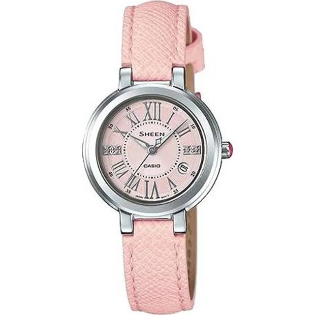 CASIO Female SHEEN Japan / South Korea Fashion Pink Analog SHE-4029L-4A - Free