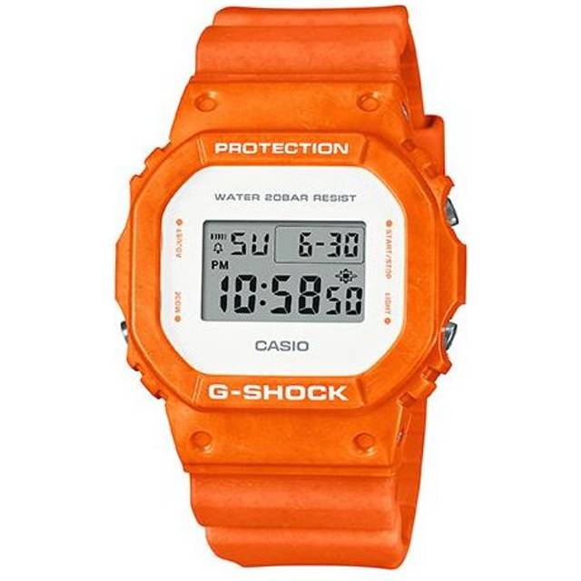 CASIO G-Shock Square 'Orange' DW-5600WS-4PR - orange - Free