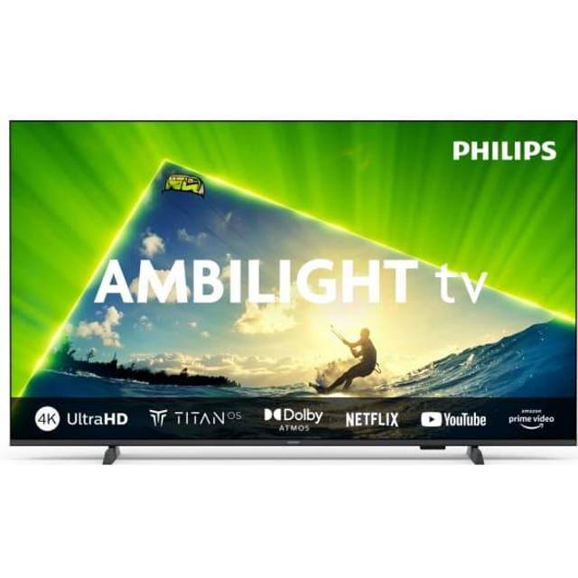 Philips 65PUS8209 - 65" Diagonal klass LED-bakgrundsbelyst LCD-TV - QLED - Smart TV - TITAN OS - 4K UHD (2160p) 3840 x 2160 - HDR - mattsvart
