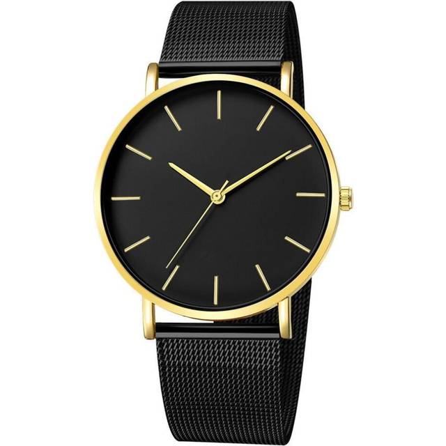 (9) Women Watch Rose Gold Femme 2021 Women&apos;s Mesh Belt ultra-thin Fashion Luxury Wrist Watches