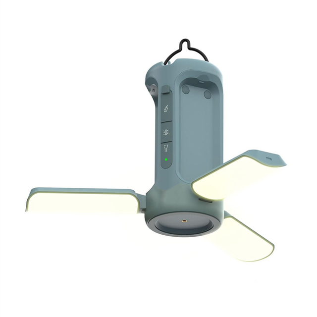 Foldable Camping Light Rechargeable Lantern, 6000MAh Power Bank, B