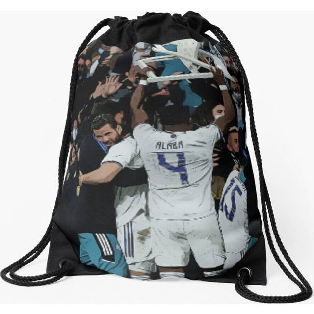 Drawstring Bag David Alaba Chair Celebration Sport Gym Shoe Backpack