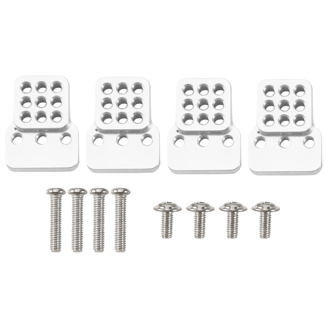 4Pcs RC Car Metal Shock Tower Bracket Kits Sbsorbers Extension Seatfor 1/16 C-14/C-14K/C-24/C-24K Truck Off Road Parts